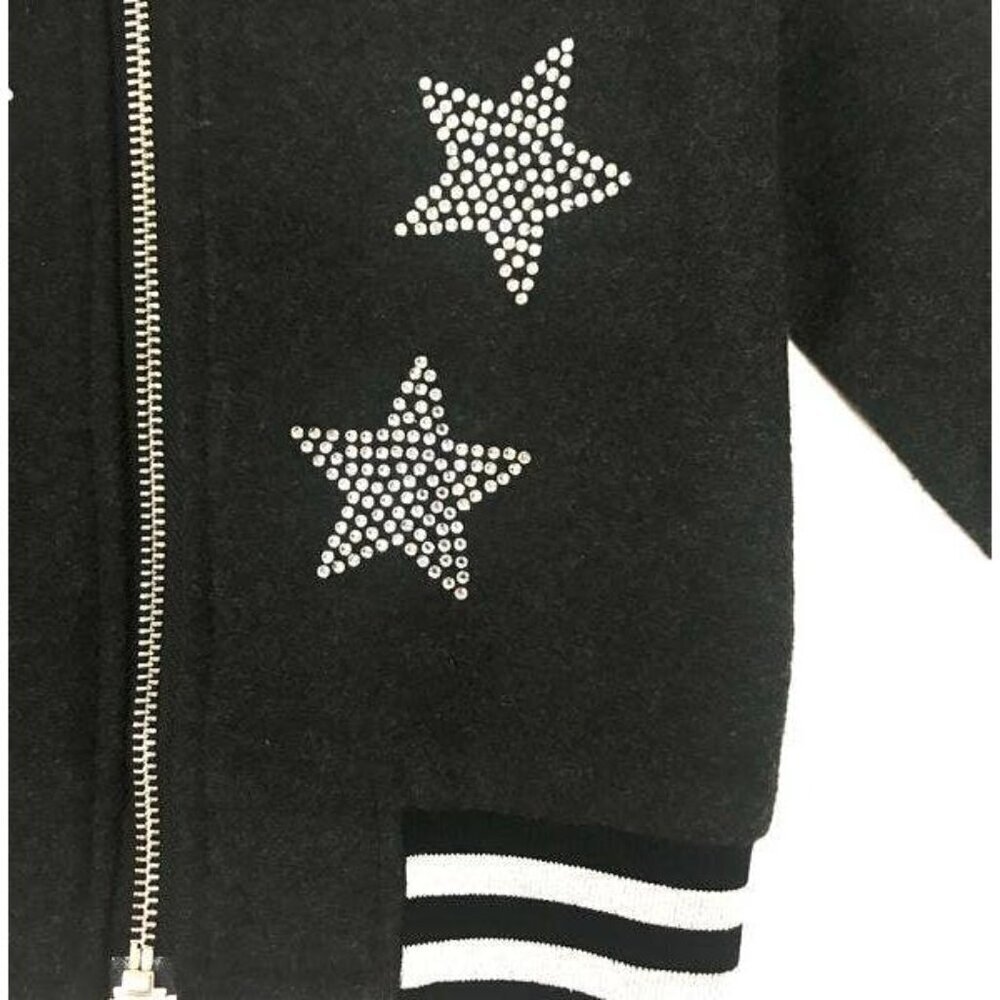 Star Rhinestone Kids Bomber Jacket - Picture 3 of 8